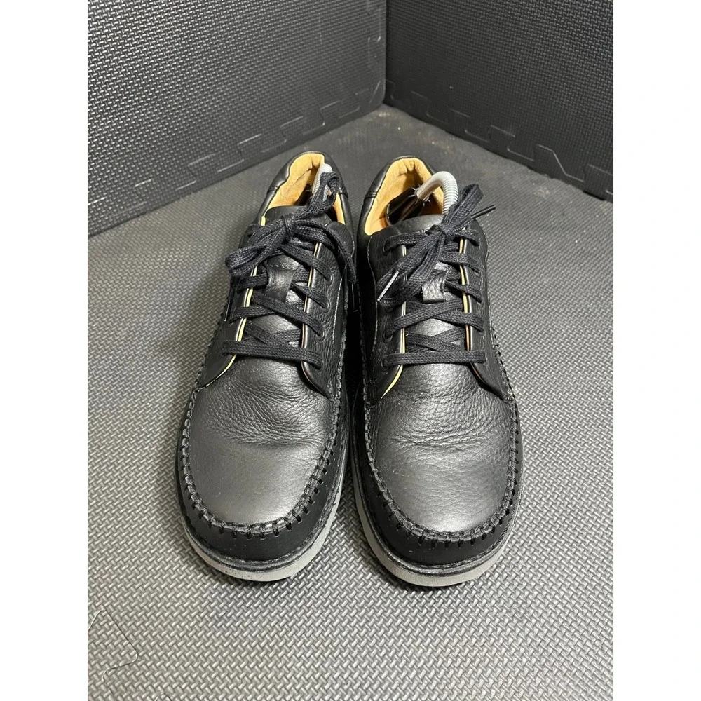 Samuel Hubbard 'Get-Up' Moc Toe Derby Shoes Black Vibram Sole Mens Size 10 Wide